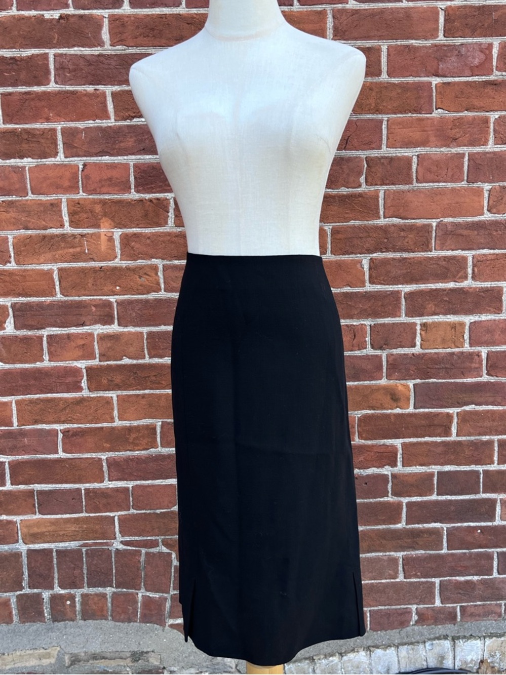 Akris Black Midi Pencil Skirt